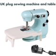 thumbnail image 1 of Inne Mini Machine à Coudre Manuelle Portable pour Travaux d'Aiguille Électrique Domestique avec Veilleuse, Pédale, Table, Kit à Deux Fils Simple, 1 of 5