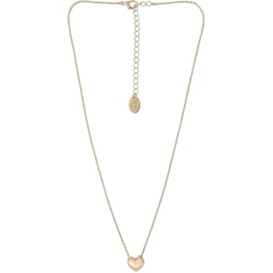 Time and Tru Gold Tone Heart Pendant Necklace, 18"