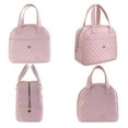 thumbnail image 5 of Mziart Cute Lunch Bag for Women, Insulated Lunch Box Tote Bag Reusable PU Leather Bento Cooler Bag for Work Office Picnic Travel (Pink), 5 of 7