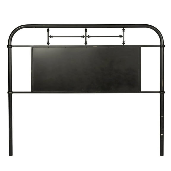 Vintage Series Metal Queen Metal Headboard - Black