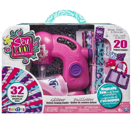 Sew Cool Deluxe Glitter Sewing Machine