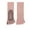 Pink, variant on Women Pilates Indoor Athletic Fitness Dancing Split Toe Floor Mid Tube Socks Five Toe Yoga Footwear Comfort Black