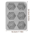 thumbnail image 2 of WORGEOUS  6 Cavities Soap Making Kit Cupcake Time-saving Mold Impermeable, 2 of 8
