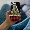 thumbnail image 3 of COMIO Christmas Phone Case for iPhone 14 Pro Max, Buffalo Plaid Xmas Tree Snowflake Case Cover Winter Full Full Body Protection Cell Phone Case Anti-Scratch&amp;Fingerprint Back Case, 3 of 4