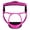 OPTIC PINK BODY, variant on Champro Sports Pro-Elite Grill Facemask; Forest; Adult