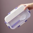 thumbnail image 1 of CRCMURE Closure Bags lids Boxes Waterproof Lunch Box With Compartment Plastic Lunch Box Microwave Sealed Kids School Lunch Plate Kitchen Food Storage Container, 1 of 8