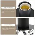 thumbnail image 3 of Phenofice Recessed Light Socket Metal Black Screw Opening 1Pcs for Restaurants, 3 of 8