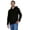 Black, variant on Solid Mens Hooded Kurta Full Sleeve Cotton Tshirt Regular Fit Ethnic Wear