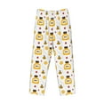 thumbnail image 4 of Daiia Bees and Flowers Men's Sleep Pant with Pockets and Drawstring,Pajama Pants-Small, 4 of 9