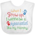 thumbnail image 3 of Inktastic Physician Assistant Like Mommy Boys or Girls Baby Bib, 3 of 4