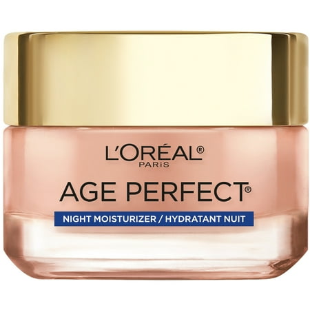 L'Oreal Paris Age Perfect Rosy Tone Cooling Night Moisturizer, 1.7 fl. oz.