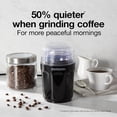 thumbnail image 2 of Sound Shield Electric Coffee Grinder for Quiet Grinding, Stainless Steel Blades, Beans, Spices and More, 12 Cups, Black (80402), 2 of 4
