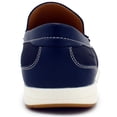 thumbnail image 5 of Aston Marc Men's Loafers, Comfortable Leather Footwear for Everyday Wear & Office, Stylish Slip-On Casual Shoes - Navy, Size 9.5, 5 of 6