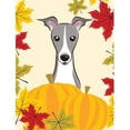 thumbnail image 1 of Italian Greyhound Thanksgiving Flag Garden, 1 of 1