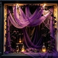 thumbnail image 2 of Halloween Horror Gauze Fabric, Spooky Creepy Cloth Party Supply, Wall Courtyard Entrance Porch Decor, Halloween Prop for Halloween Party Decoration, 2 of 6
