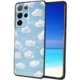 thumbnail image 1 of Compatible with Samsung Galaxy S22 Ultra Phone Case, Clouds-24 Case Silicone Protective for Teen Girl Boy Case for Samsung Galaxy S22 Ultra, 1 of 1