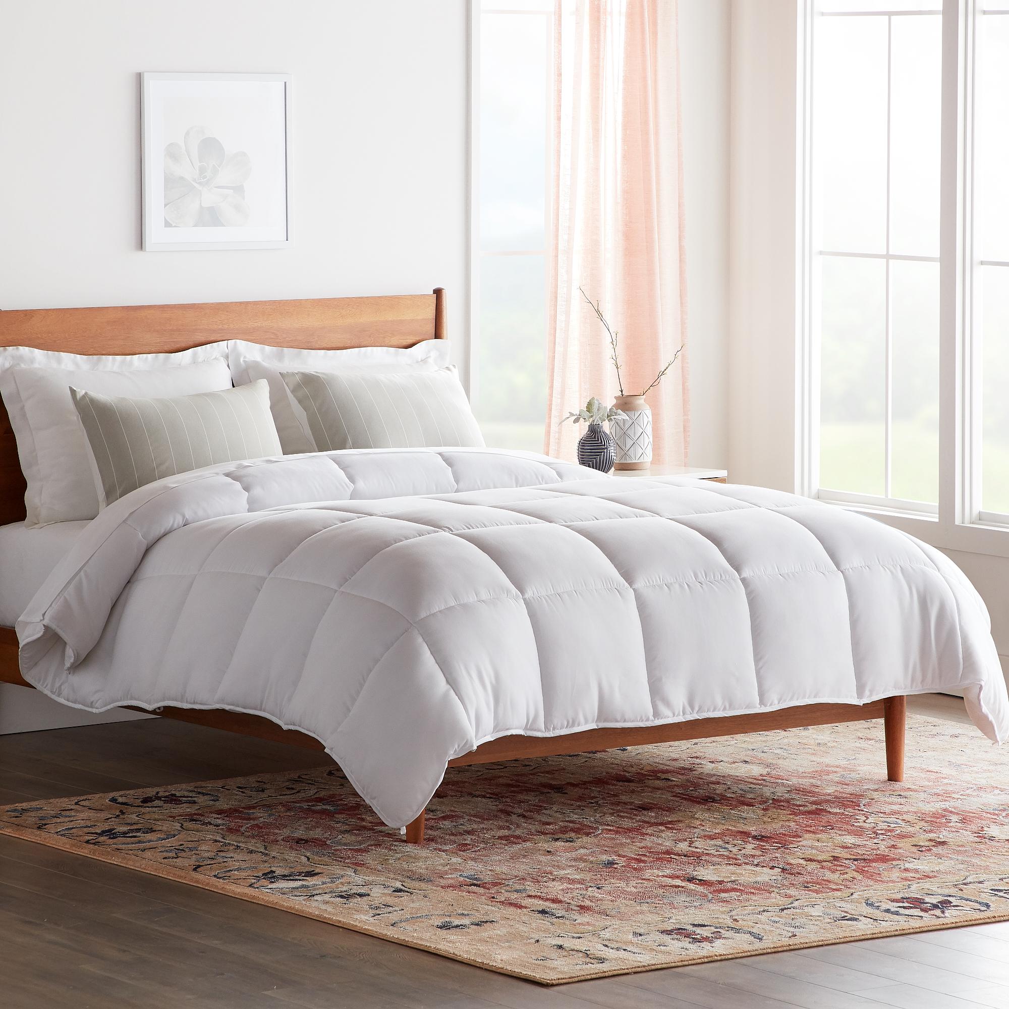 Rest Haven All-Season Down Alternative Comforter, Oversized King, White - image 3 of 14