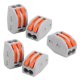 thumbnail image 1 of Conector De Cableado De Empuje, Terminal De Cable Ignífugo De Carcasa De PC De 100 Piezas Con Orificios De Prueba Para Prensado De Cable Eléctrico, 1 of 8