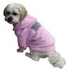 Hooded Collegiate Sweatshirt for Dogs, Pink