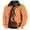 Orange, variant on Men's Aztec Western Jackets Fashion Print Long Sleeve Zipper Coat Fleece Lined Winter Thickened Warm Jackets with Pockets 90 Percent Off Clearance Sale Army Green XXXL