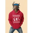 thumbnail image 2 of Old Glory Mens Sasquatch Ugly Christmas Sweater Long Sleeve Hoodie, 2 of 6