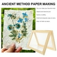 thumbnail image 3 of OUNONA 2Pcs Paper Making Kit Sturdy Wood DIY Paper Making Screens for Family Use, 3 of 8