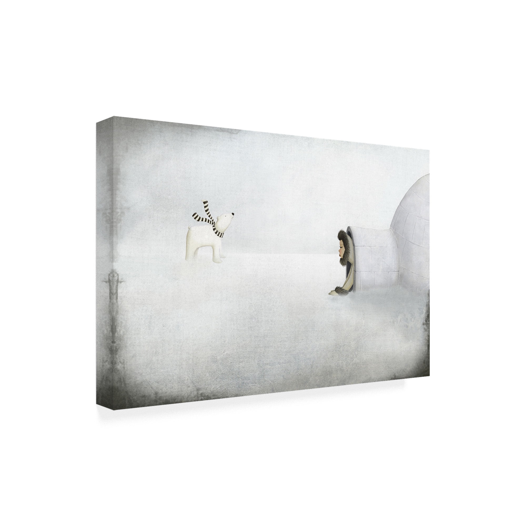 Trademark Fine Art 'The Igloo' Canvas Art by Maja Lindber