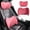 Pink, variant on Dvkptbk Seat Covers Lumbar Pillows Headrest Pillow Lumbar Support Pillows for Office Chair Ergonomic Memory Foam Back Pillows for Car Back Support for Office Chair Car Bed