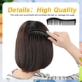 thumbnail image 4 of 2pcs Wide Tooth Comb, Shark Teeth Comb Wide Tooth Curl Comb Large Tooth Comb Big Detangling Comb Texture Comb for Curly Wet Wavy Thick Hair Wigs Salon Women Men Hair Barber Hairstyle Tool (Black), 4 of 5