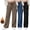 Coffee-Navy-Black, variant on MOSHU 3 Pack Wide Leg Sweatpants for Women Fleece Baggy Womens Sweatpants Drawstring Elastic Pants with Pockets