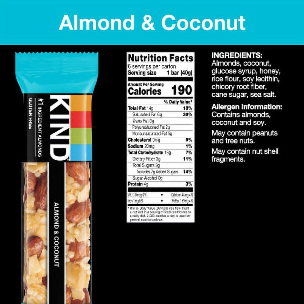 KIND Almond & Coconut Fruit and Nut Bars