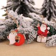 thumbnail image 5 of 12 piezas de adornos navideños, colgantes navideños de madera, decoración para árbol de Navidad, colgante de Papá Noel, muñeco de nieve, reno, colgante para árbol de Navidad, 5 of 5