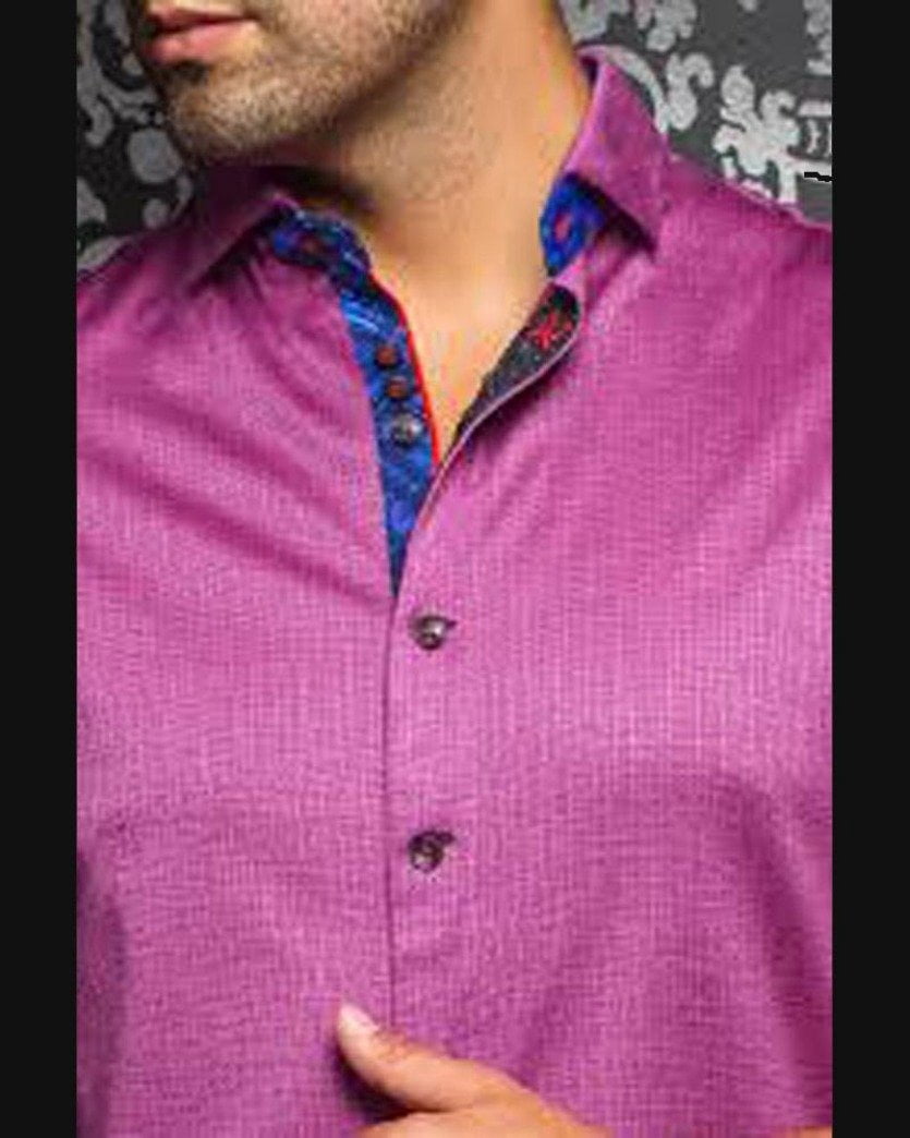 Au Noir Vega Fuchsia Dress Shirt Style 