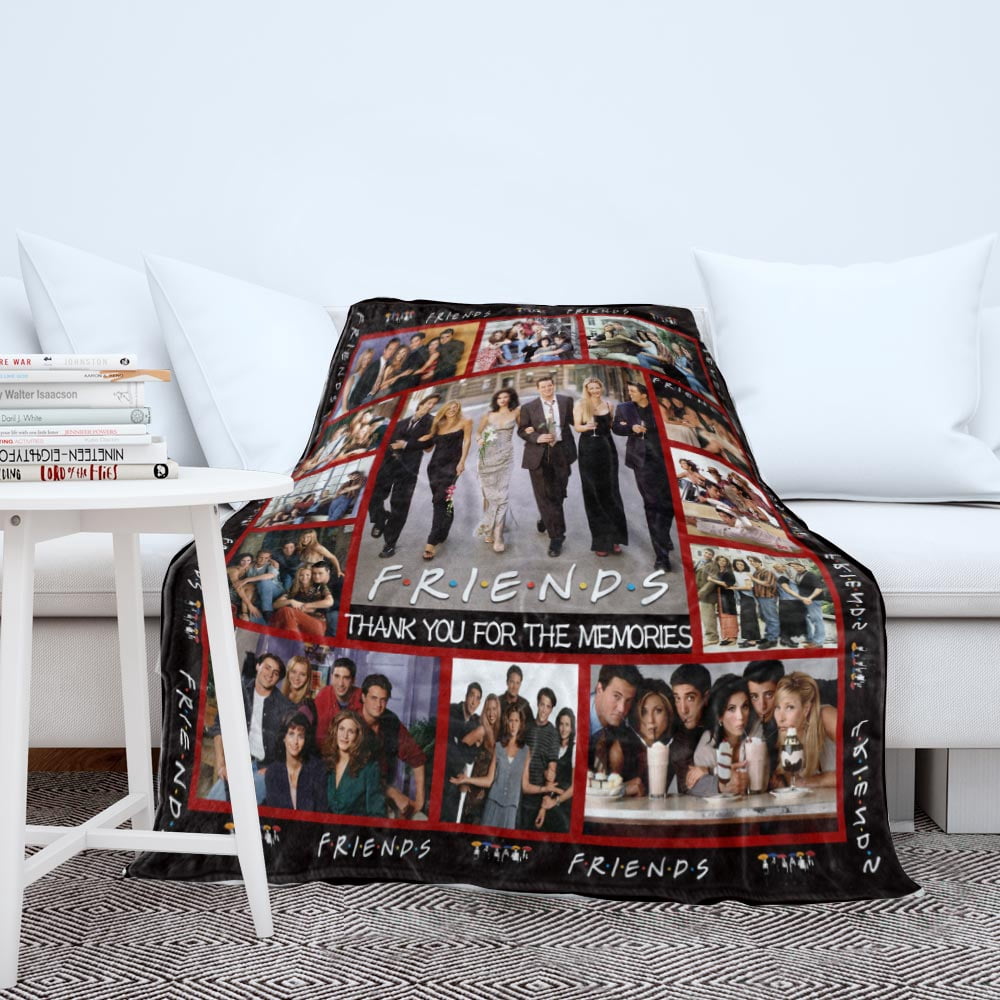 Friends TV Show Throw Blanket Gifts for Fans Girls Boys Women Hoodie Him Bed 50x60