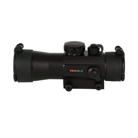 TruGlo Red-Dot 2x42mm Black 2-Power Magnification 2.5 MOA Reticle - (Best Magnified Optic For Ar15)