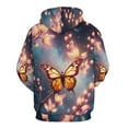 thumbnail image 4 of Enchanting Butterfly Hoodies Classic Oversized Pullover Hoodie Female Long Sleeve Pretty Graphic Casual Hooded Sweatshirts, 4 of 5