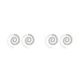 thumbnail image 1 of Jumpingount Round Spiral Earrings Anniversary Gift Lady Ear Use Dangle Personality Hanging Earring Popular Decorations Accessories Pedant Type7 NO7, 1 of 6