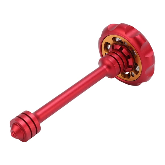 Gyroscope Rotatif pour le Bout des Doigts, Jouet Anti-Stress à Grande Roue en Alliage d'Aluminium pour la Détente Gris Or,Rouge Or