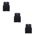 thumbnail image 3 of Youkk Classic And Versatile Dad Wear Waistcoat With Multiple Pockets Multi-pockets Dark Blue M 3Set, 3 of 6