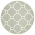 thumbnail image 2 of SAFAVIEH Chatham Felix Geometric Wool Area Rug, Gray/Ivory, 7' x 7' Round, 2 of 7