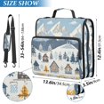 thumbnail image 2 of FORMRS Zipper Binder with Shoulder Strap 2-inch Ring 500 Sheet Capacity File Bag, Winter Village Serenity, 2 of 5