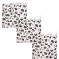 thumbnail image 7 of Pink Leopard Skin Baby Muslin Washcloths Soft Absorbent Face Towel,Abstract Burp Cloths Cotton Bath Wipes 5 Pack Infant Wash Cloth for Newborn Boys Girls 12x12 inches, 7 of 7