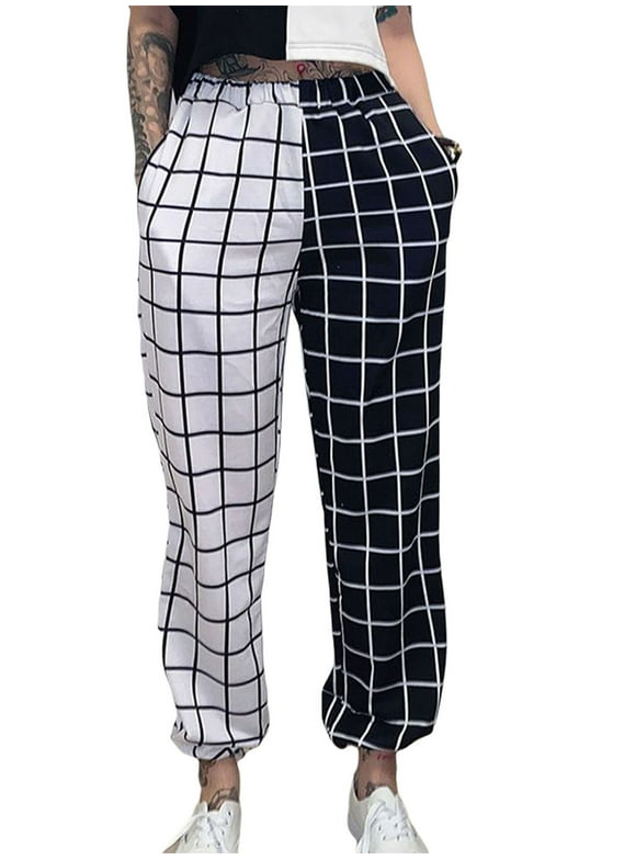 Womens Checkered Pants