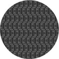 thumbnail image 1 of Ahgly Company Machine Washable Indoor Round Transitional Midnight Gray Area Rugs, 5' Round, 1 of 7