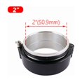 thumbnail image 3 of 2''51mm Aluminum Quick Release V-Band Clamp Kit for Intake Intercooler Pipe Blk, 3 of 5