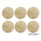 thumbnail image 4 of 6 Drink Coasters Set Mug Mat Multifunctional Stackable Cup Pad Round for Countertop Office Farmhouse Kitchen Coffee Table, Gold10cm, 4 of 5