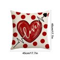 thumbnail image 3 of Clearance Under $1 Boovnll Valentines Pillow Covers 18x18", Valentines Gifts, Printing Valentines Day Pillow Covers for Home Bedroom, Living Room, Couch, Sofa, Party Decor, Valentines Day Decorations, 3 of 6