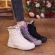 thumbnail image 2 of Zapatos de algodón de otoño e invierno, zapatos de plataforma altos de moda para mujer, botas de algodón de moda hasta la mitad de la pantorrilla, 2 of 5