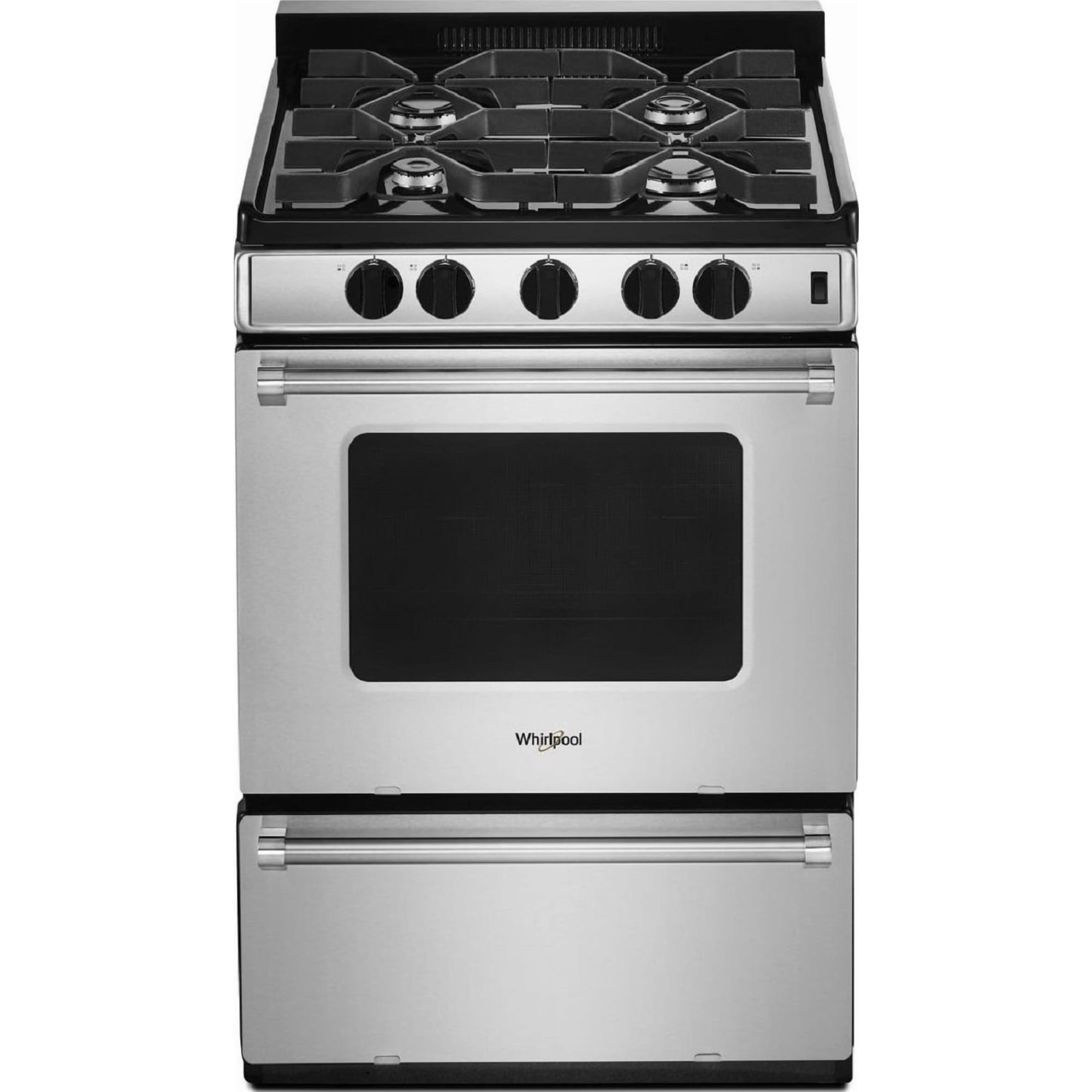 Whirlpool WFG500M4HS 24 Inch Freestanding Gas Range with Sealed Burners