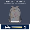 thumbnail image 5 of FORMRS Unisex School Backpack 17" Student Travel Bag with Laptop Compartment, Watercolor Seashell, 5 of 7